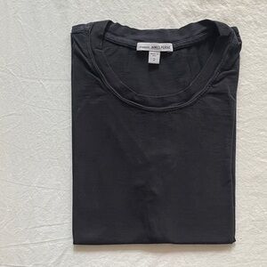James Perse Standard Black Tee